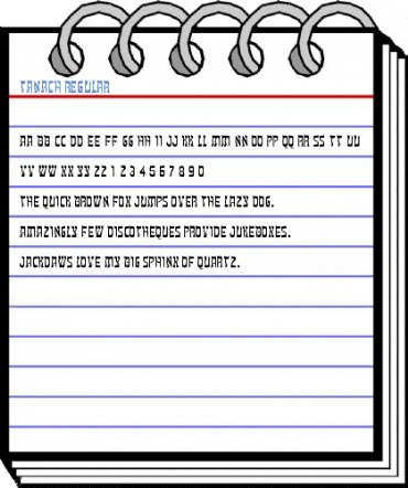 Tanach Regular Font
