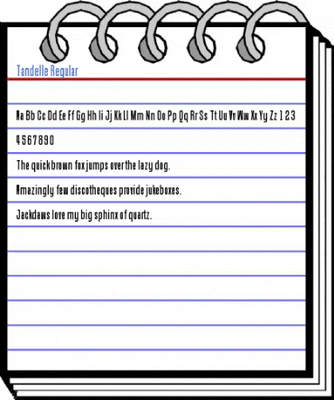 Tandelle Regular Font