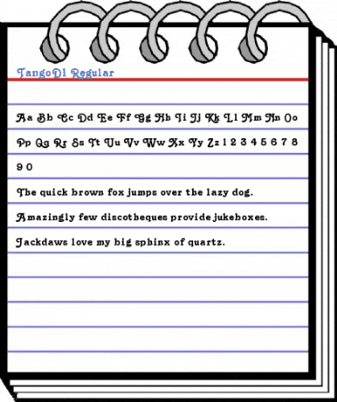 TangoDi Regular Font