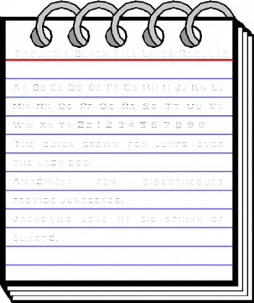Taqueria Black Fill Lines Regular Font
