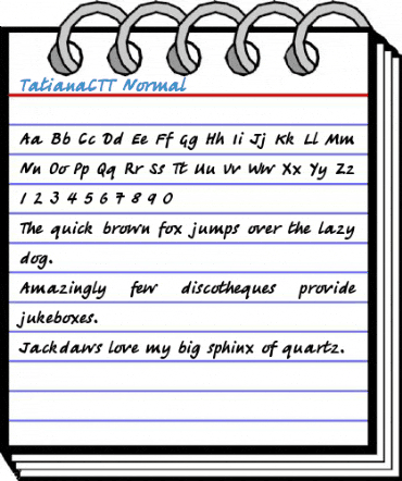 TatianaCTT Font