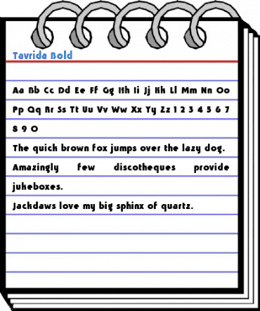 Tavrida Bold Font