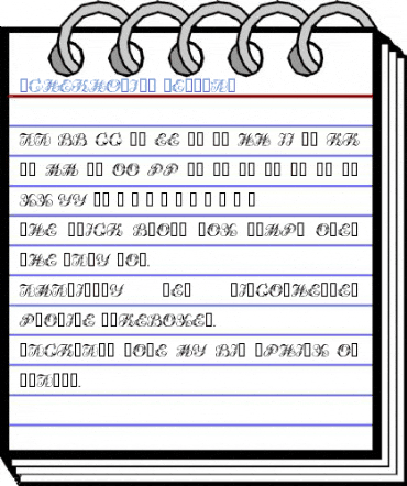 Tchekhonin2 Regular Font