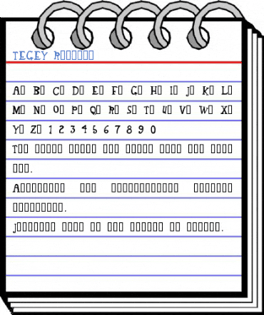 TEGEY Regular Font