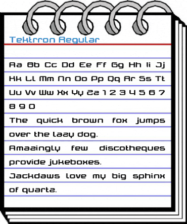 Tektrron Regular Font