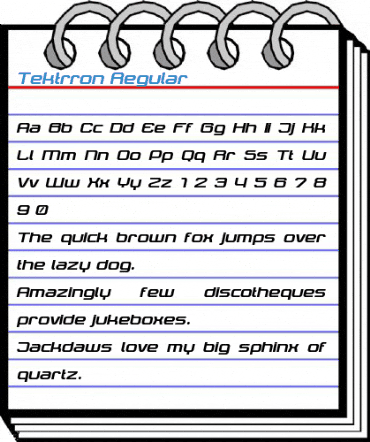 Tektrron Font