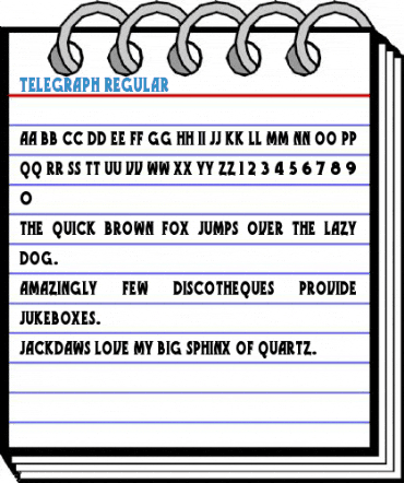 Telegraph Regular Font