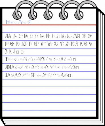 Tendril Medium Font