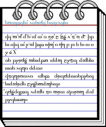 Tengwar Elfica Regular Font