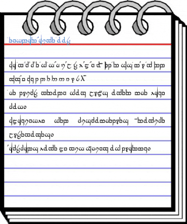 Tengwar Naive Book Font