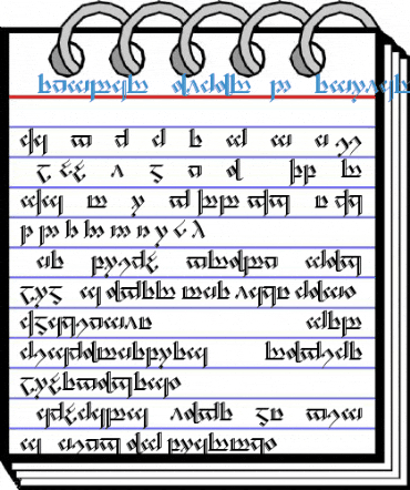Tengwar Noldor-2 Regular Font
