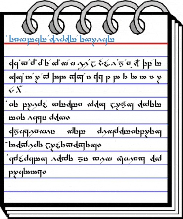 Tengwar Noldor Regular Font