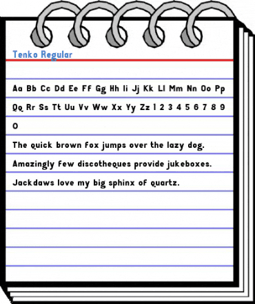 Tenko Regular Font