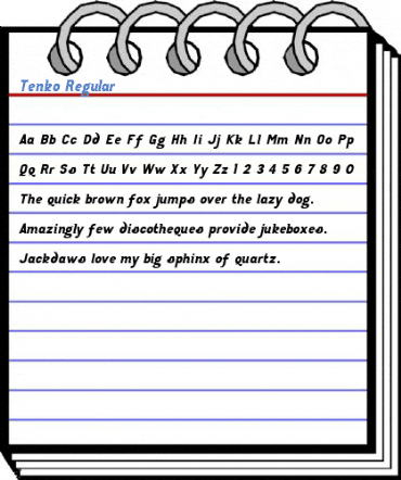 Tenko Regular Font