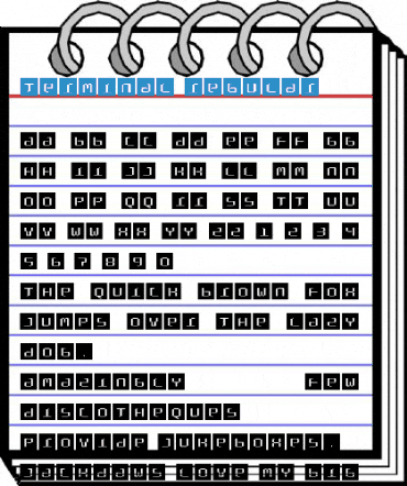 Terminal Regular Font