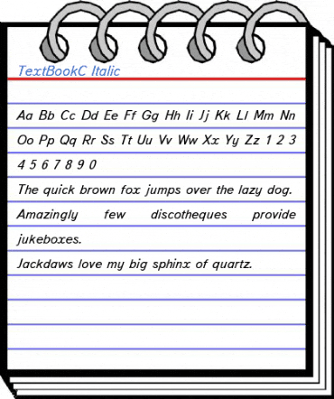 TextBookC Font