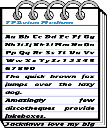 TFAvian Medium Font