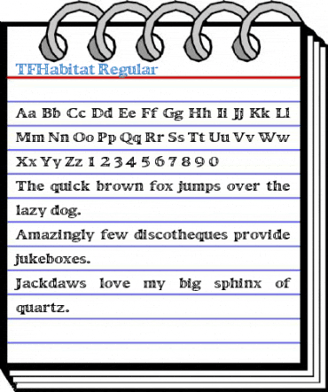 TFHabitat Regular Font