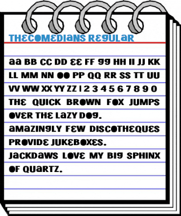 TheComedians Font