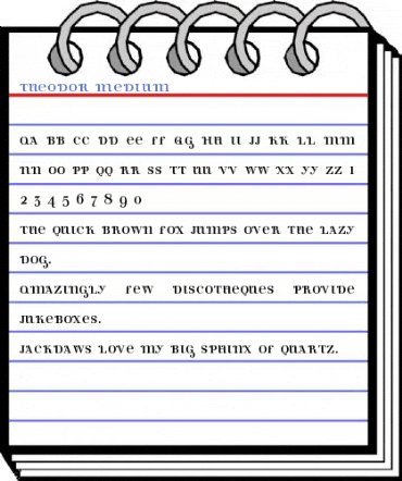 Theodor Medium Font