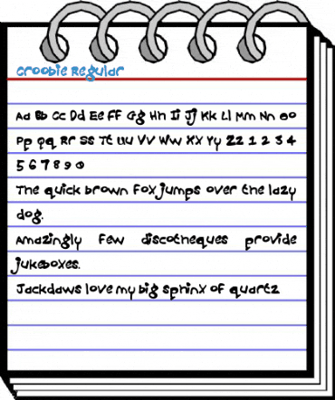 Croobie Regular Font