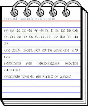 ThorinDisplayCaps Regular Font