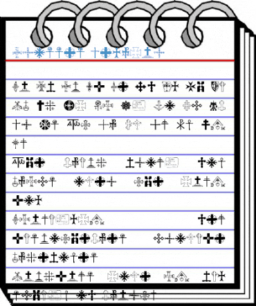 Crosses Font