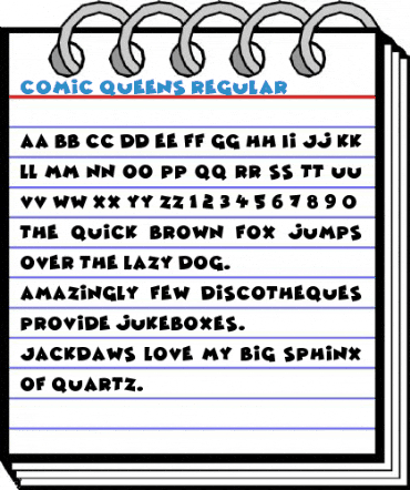 Comic Queens Regular Font