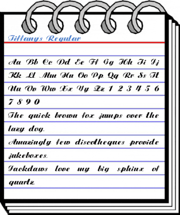 Tiffany's Regular Font