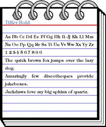 Tiffey Bold Font