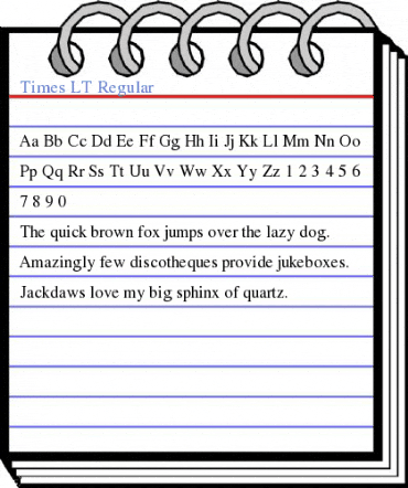Times LT Regular Font