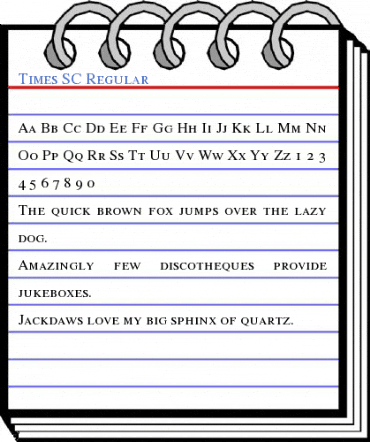 Times SC Regular Font