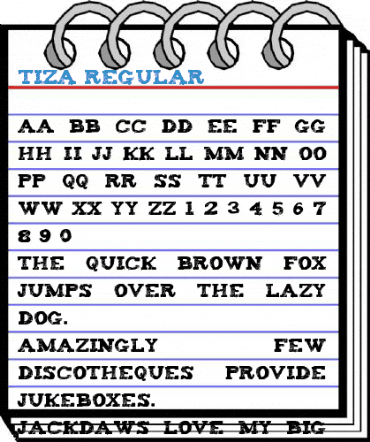 Tiza Regular Font