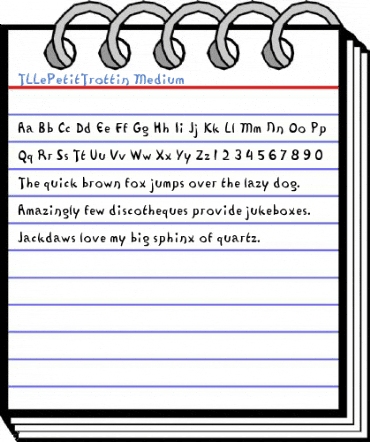 TLLePetitTrottin Medium Font