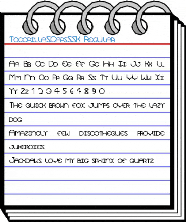 TocopillaSCapsSSK Regular Font