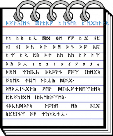 Tolkien Dwarf Runes Regular Font