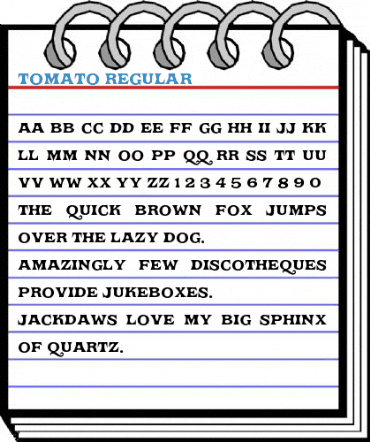 Tomato Regular Font