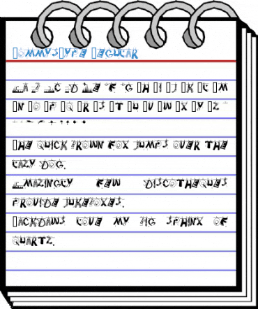 TommysType Regular Font