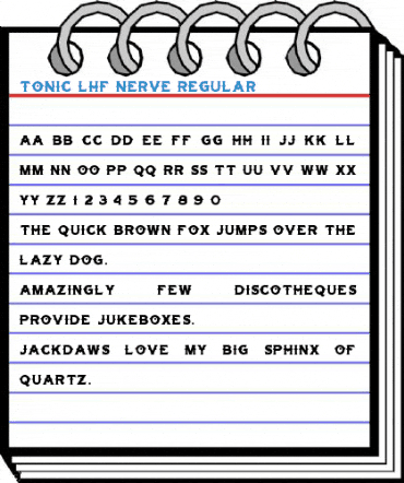 Tonic Lhf Nerve Regular Font