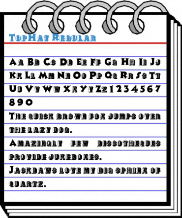 TopHat Regular Font