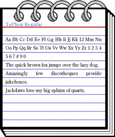 ToPhon Regular Font