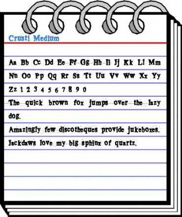 Crusti Medium Font
