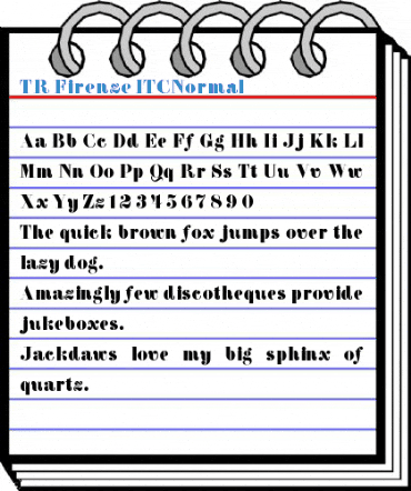 TR Firenze ITCNormal Font
