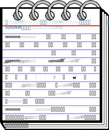 TrainTracksDemo Regular Font