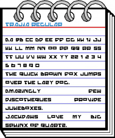 Trajia Regular Font