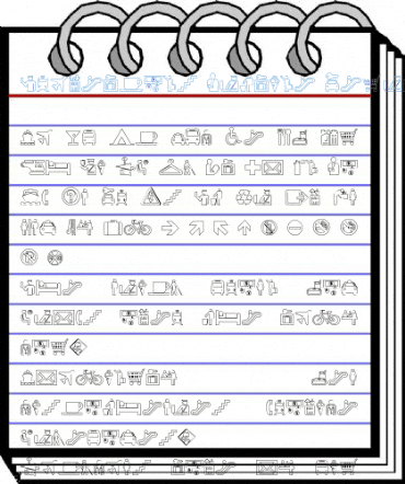 Travelcons Outline Regular Font