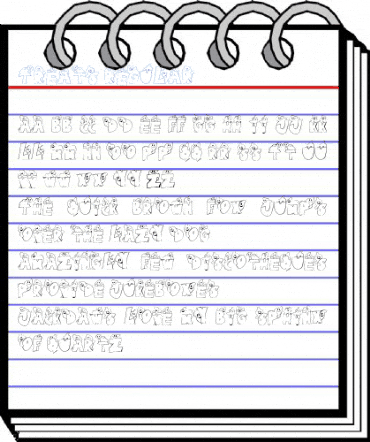 Treats Regular Font