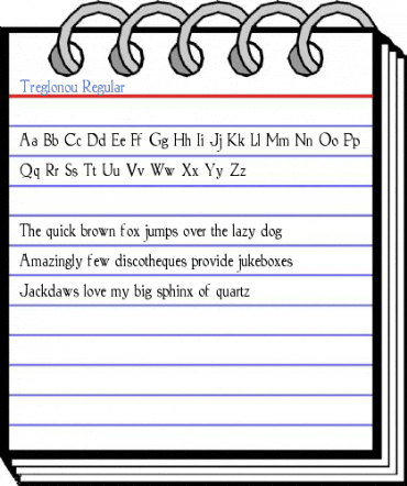 Treglonou Regular Font