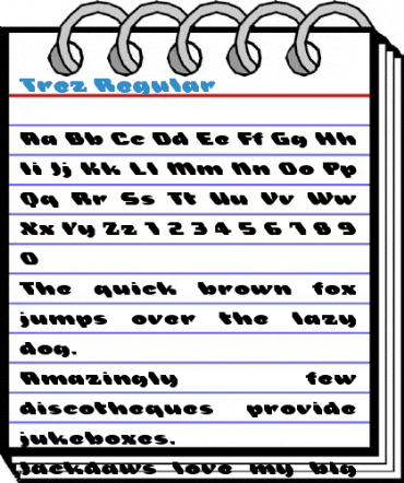 Trez Regular Font