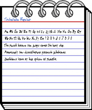 Triballaka Regular Font